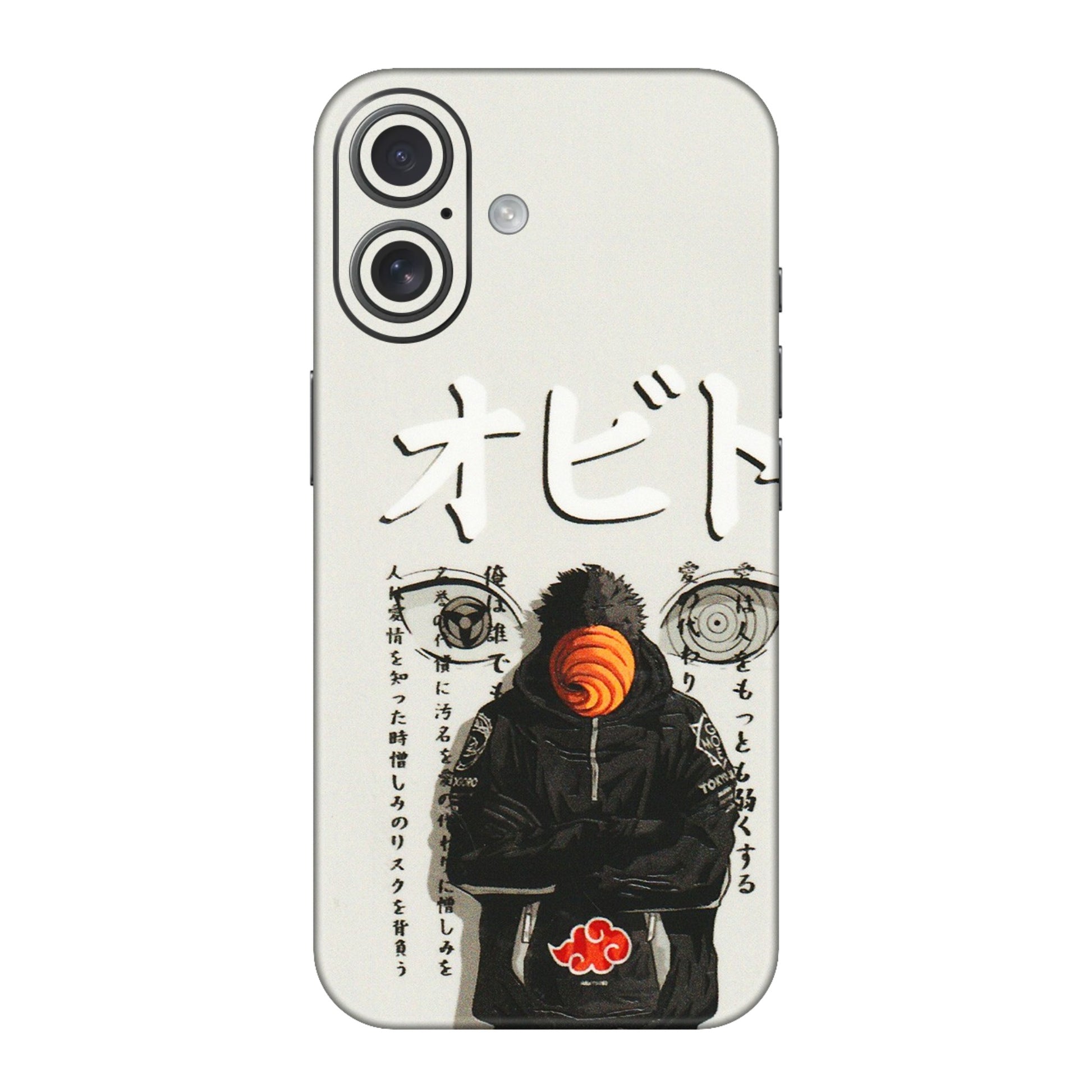 Apple iPhone Skins (All Models) - Obito Anime Eye - 3D Embossed Finish (L-19) iPhone 16