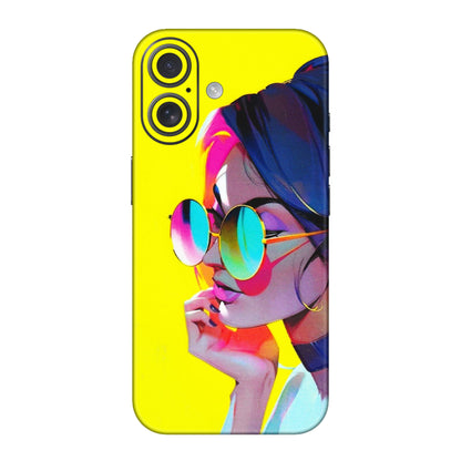Apple iPhone Skins (All Models) - Bold Stylish Girl - 3D Embossed Finish (L-222) iPhone 16