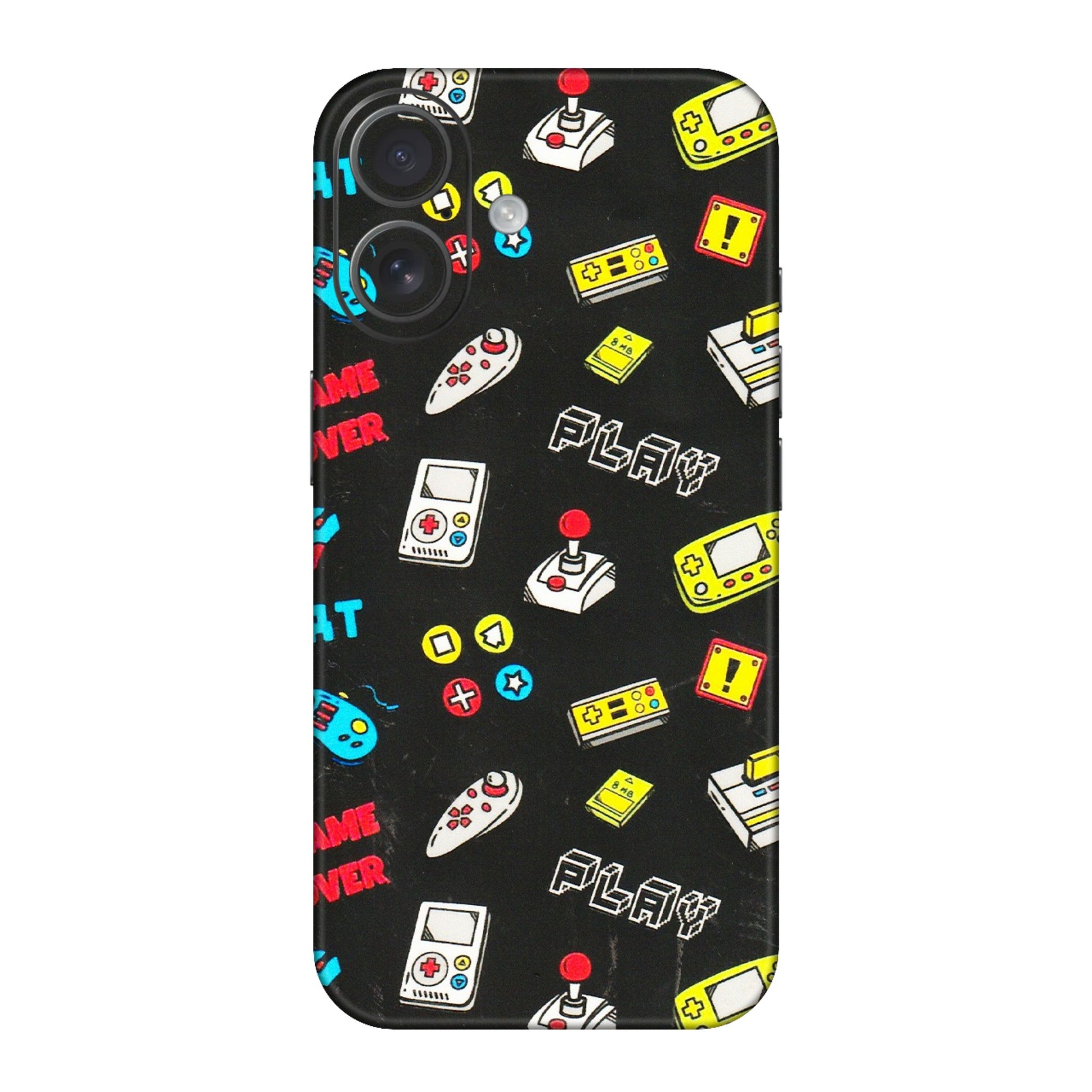 Apple iPhone Skins (All Models) - Gaming Doodles - 3D Embossed Finish (L-224) iPhone 16