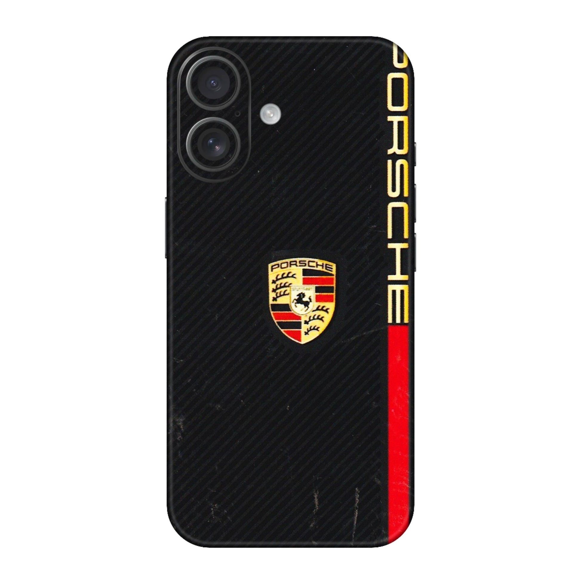Apple iPhone Skins (All Models) - Premium Porsche - 3D Embossed Finish (L-225) iPhone 16