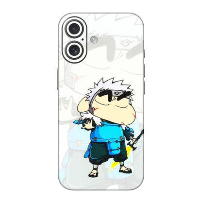 Apple iPhone Skins (All Models) - Angry Young Shinchan - 3D Embossed Finish (L-226) iPhone 16