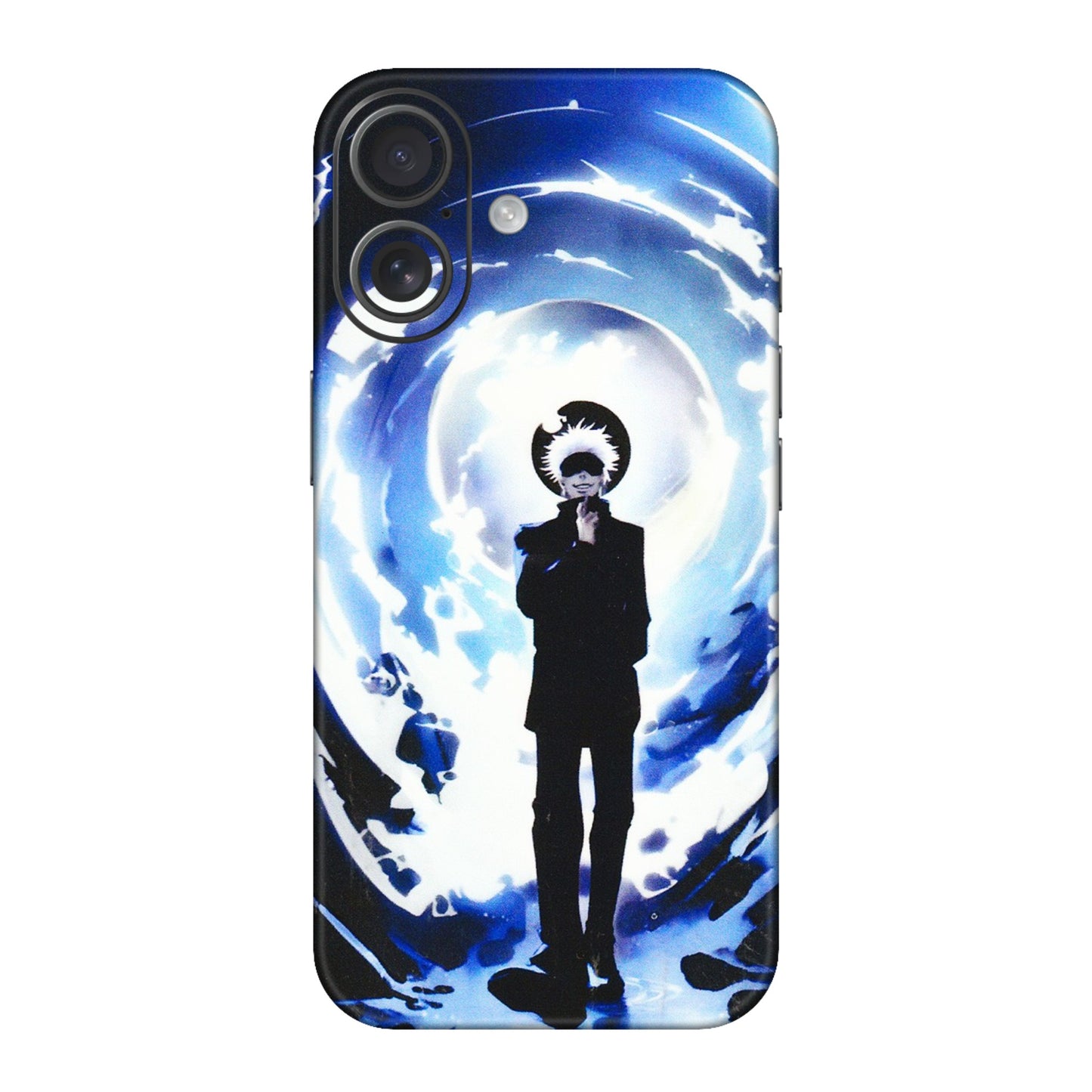 Apple iPhone Skins (All Models) - Satoru Gojo Dark Blue - 3D Embossed Finish (L-235) iPhone 16