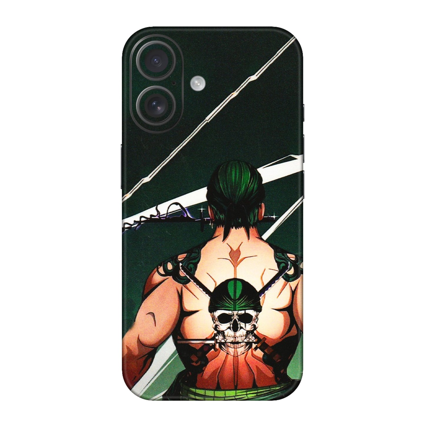 Apple iPhone Skins (All Models) - Zoro Anime - 3D Embossed Finish (L-23) iPhone 16