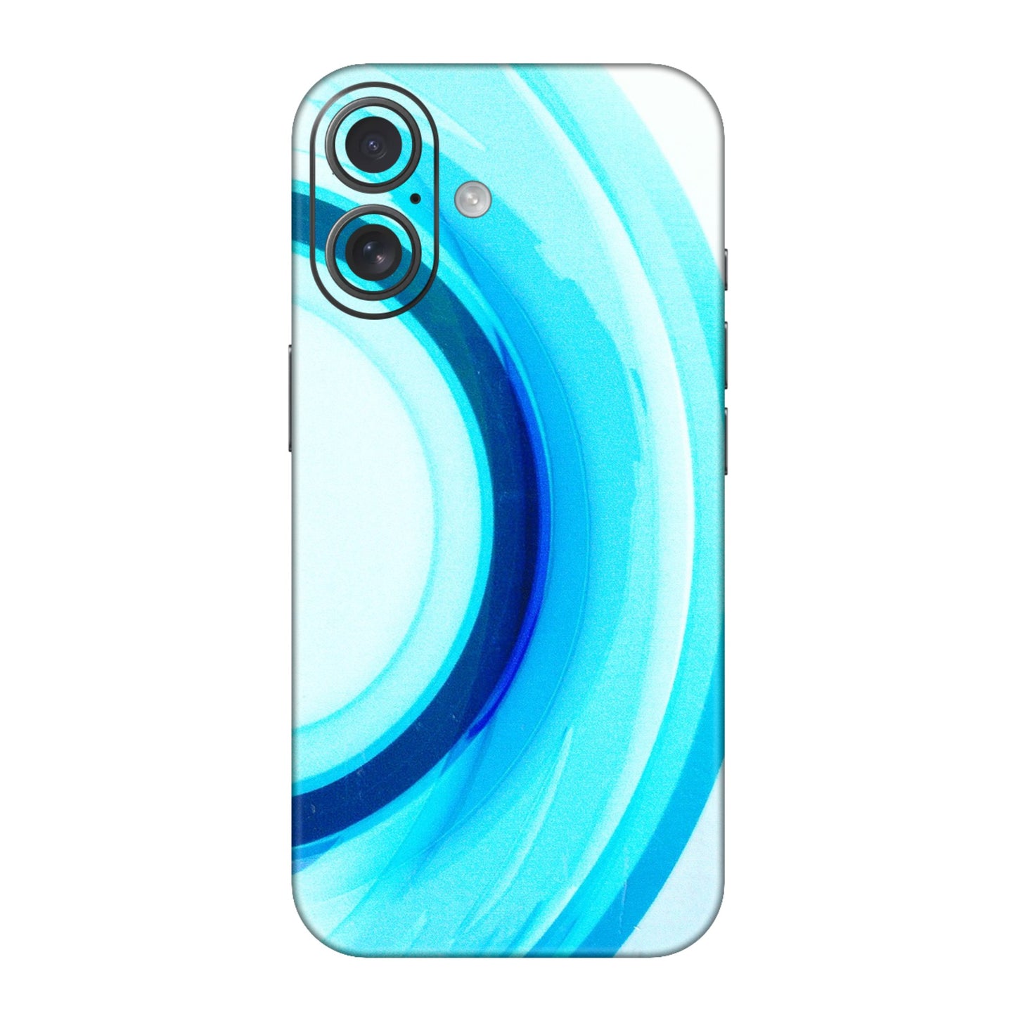 Apple iPhone Skins (All Models) - The Blue Curve - 3D Embossed Finish (L-244) iPhone 16