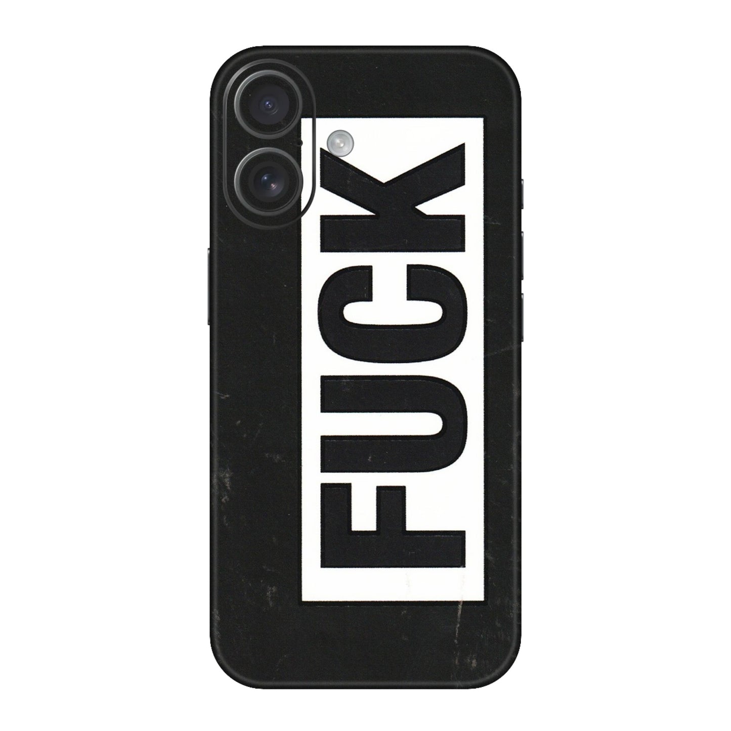 Apple iPhone Skins (All Models) - The F Word - 3D Embossed Finish (L-255) iPhone 16