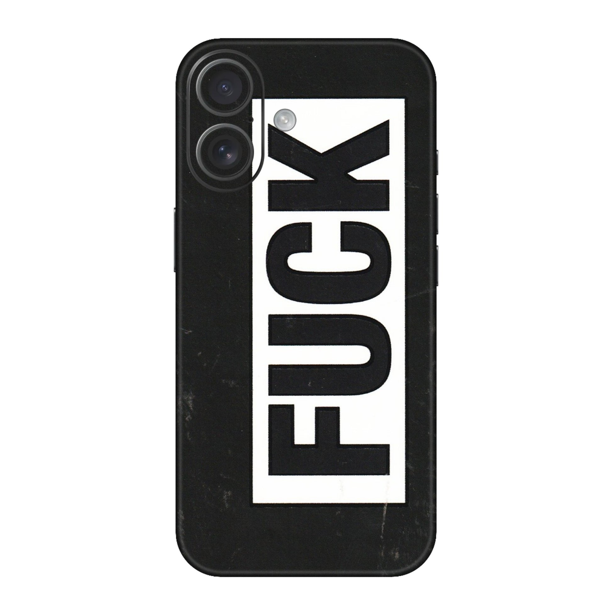 Apple iPhone Skins (All Models) - The F Word - 3D Embossed Finish (L-255) iPhone 16