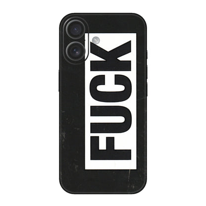 Apple iPhone Skins (All Models) - The F Word - 3D Embossed Finish (L-255) iPhone 16