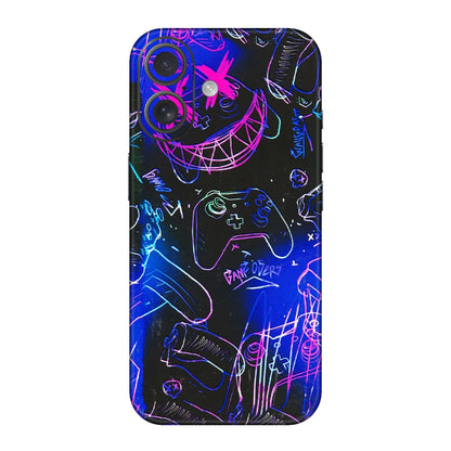 Apple iPhone Skins (All Models) - Gamers Paradise - 3D Embossed Finish (L-258) iPhone 16