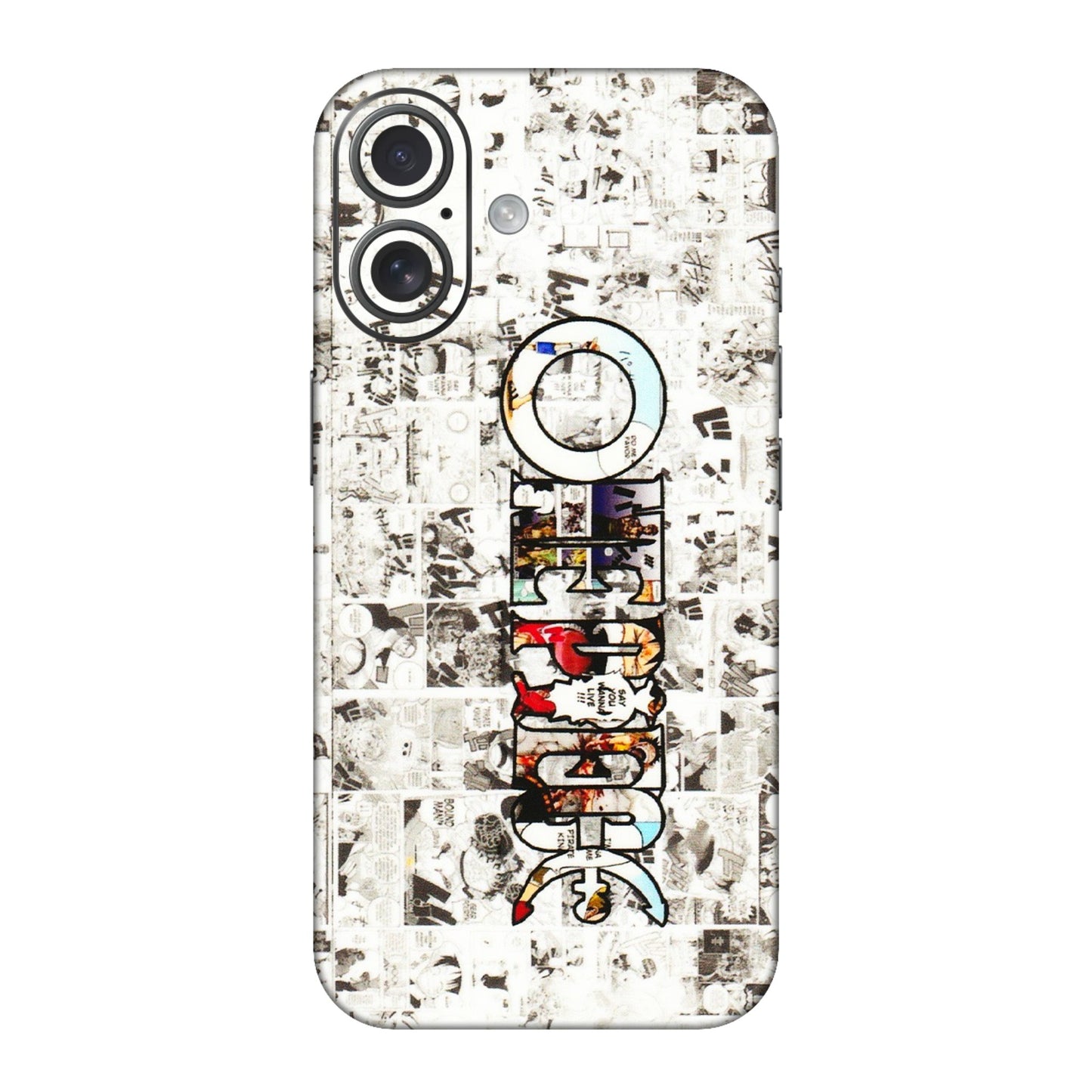 Apple iPhone Skins (All Models) - One Piece Manga - 3D Embossed Finish (L-26) iPhone 16