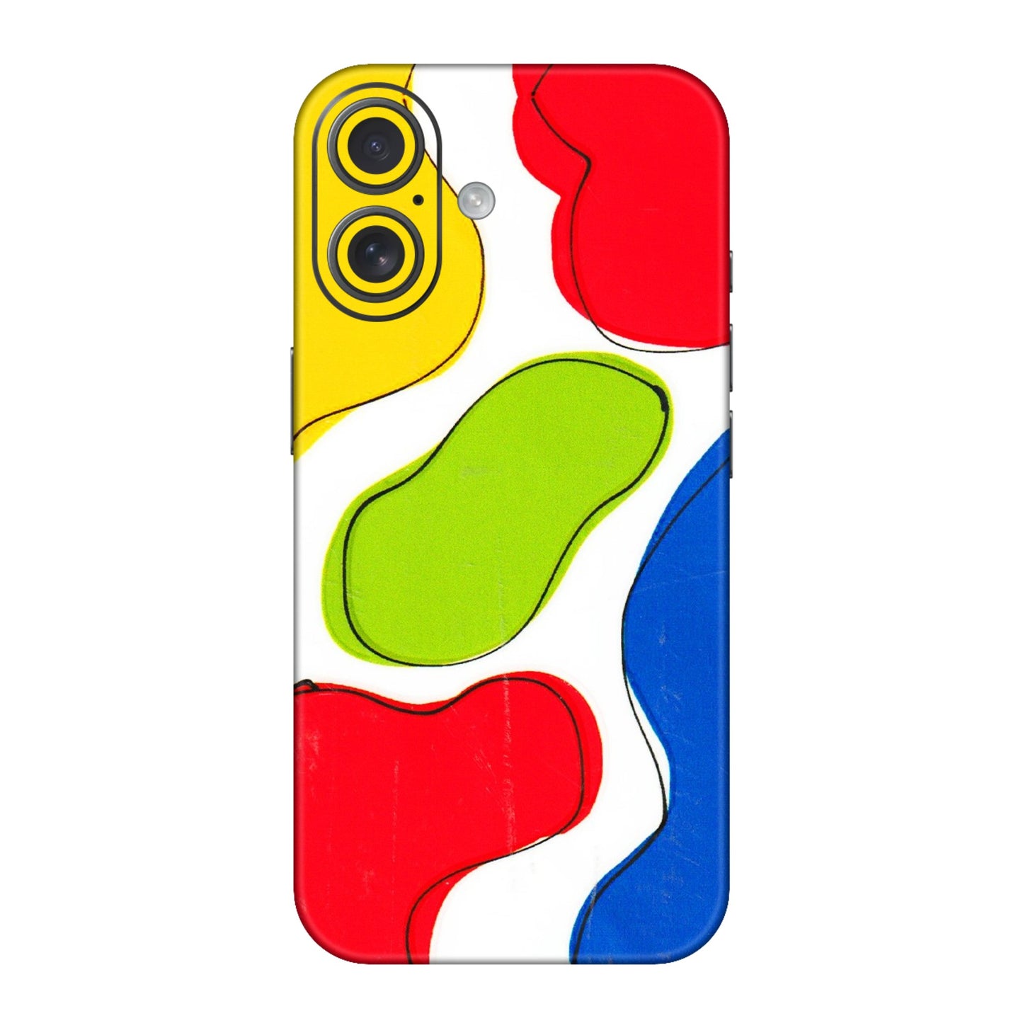 Apple iPhone Skins (All Models) - RGB Colour Paint - 3D Embossed Finish (L-284) iPhone 16