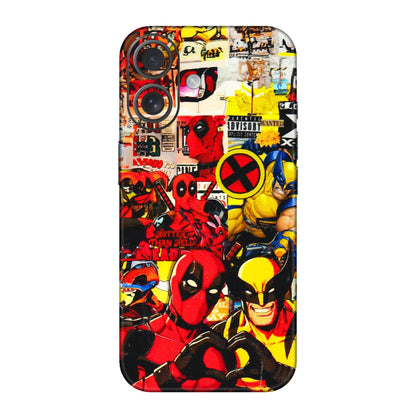 Apple iPhone Skins (All Models) - Spidy Wolverine - 3D Embossed Finish (L-310) iPhone 16