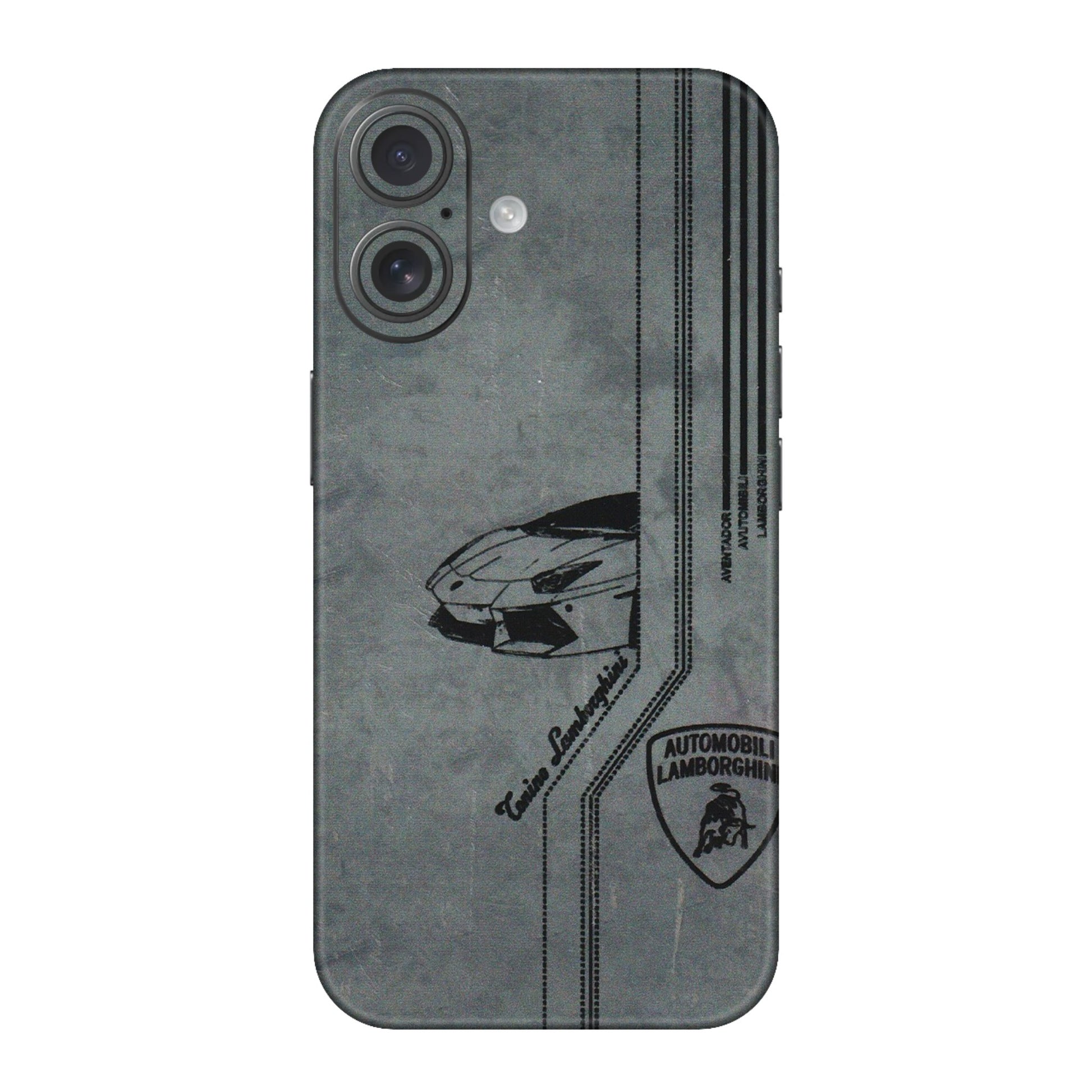 Apple iPhone Skins (All Models) - New Lamborgini Aventador - 3D Embossed Finish (L-321) iPhone 16