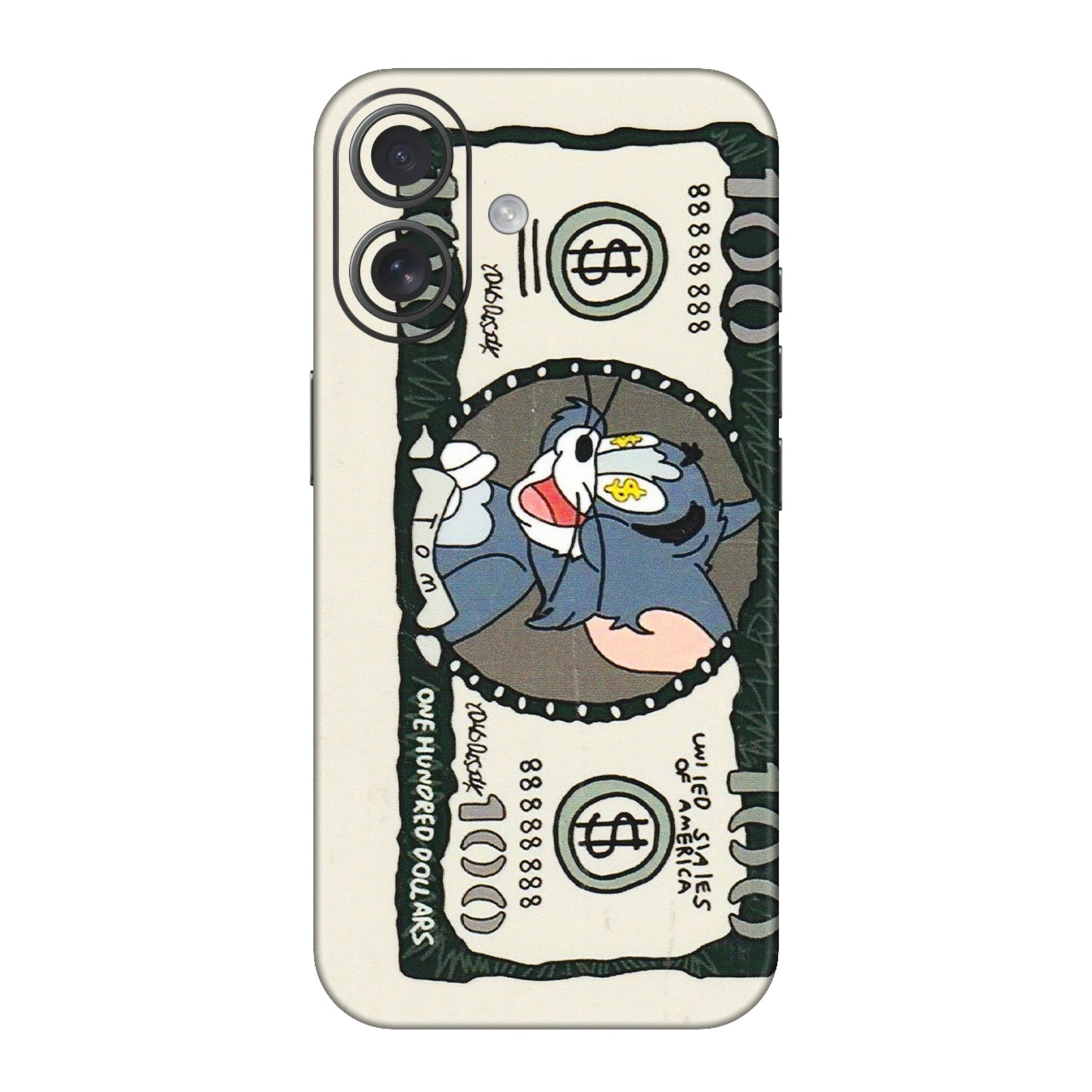 Apple iPhone Skins (All Models) - Tom Hundred Dollar - 3D Embossed Finish (L-324) iPhone 16