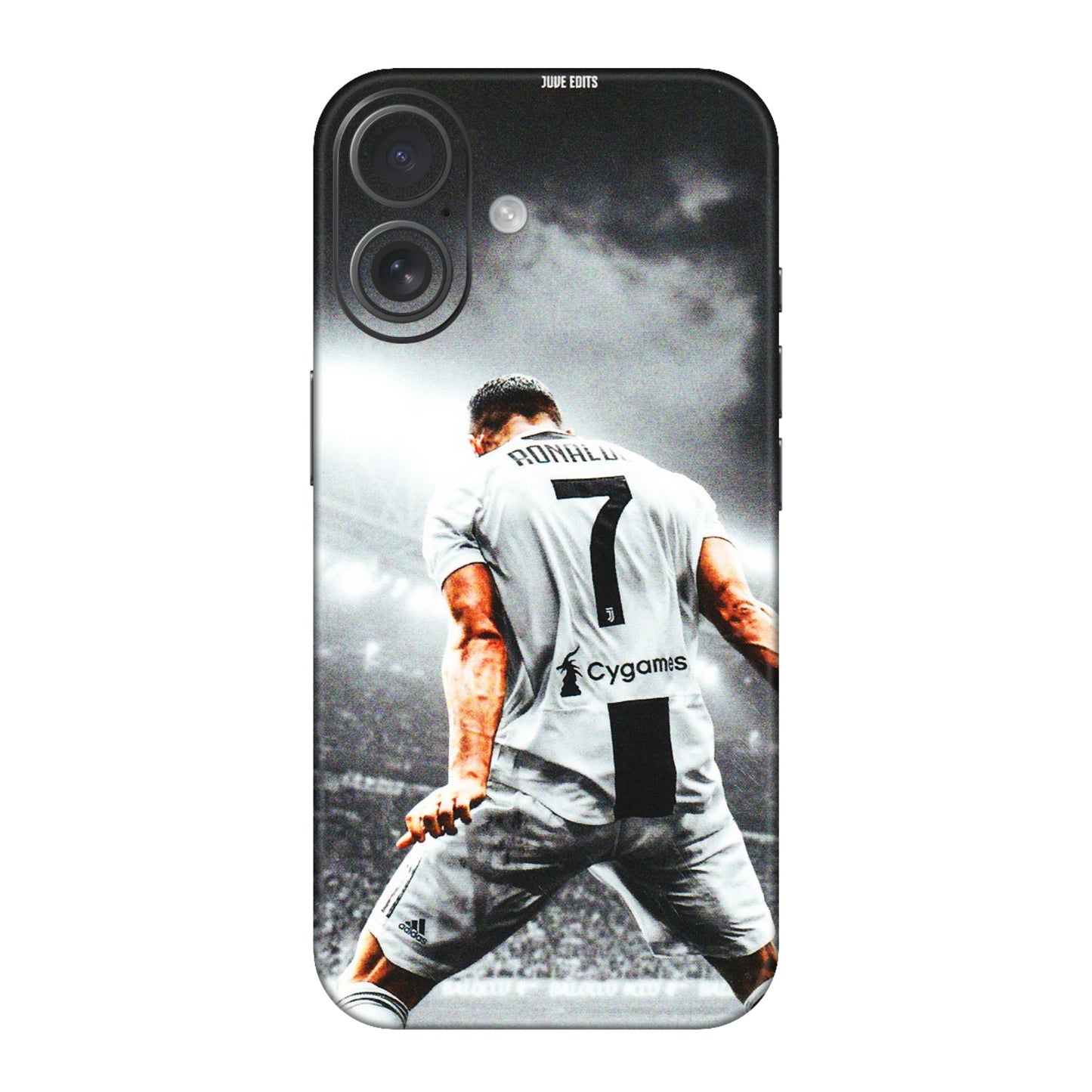 Apple iPhone Skins (All Models) - Ronaldo CR7 Crazy - 3D Embossed Finish (L-44) iPhone 16
