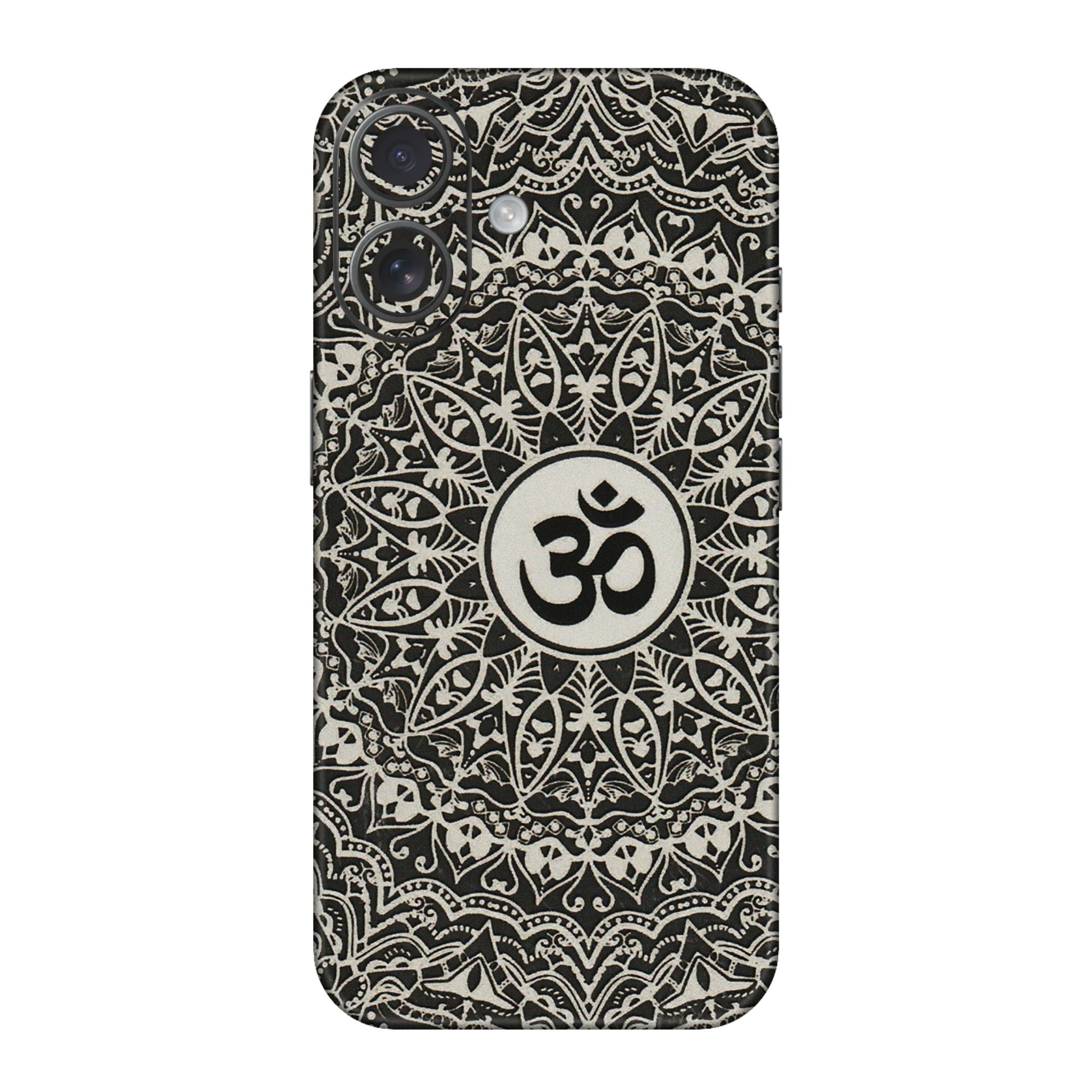 Apple iPhone Skins (All Models) - Aum Elegant Mandala - 3D Embossed Finish (L-62) iPhone 16
