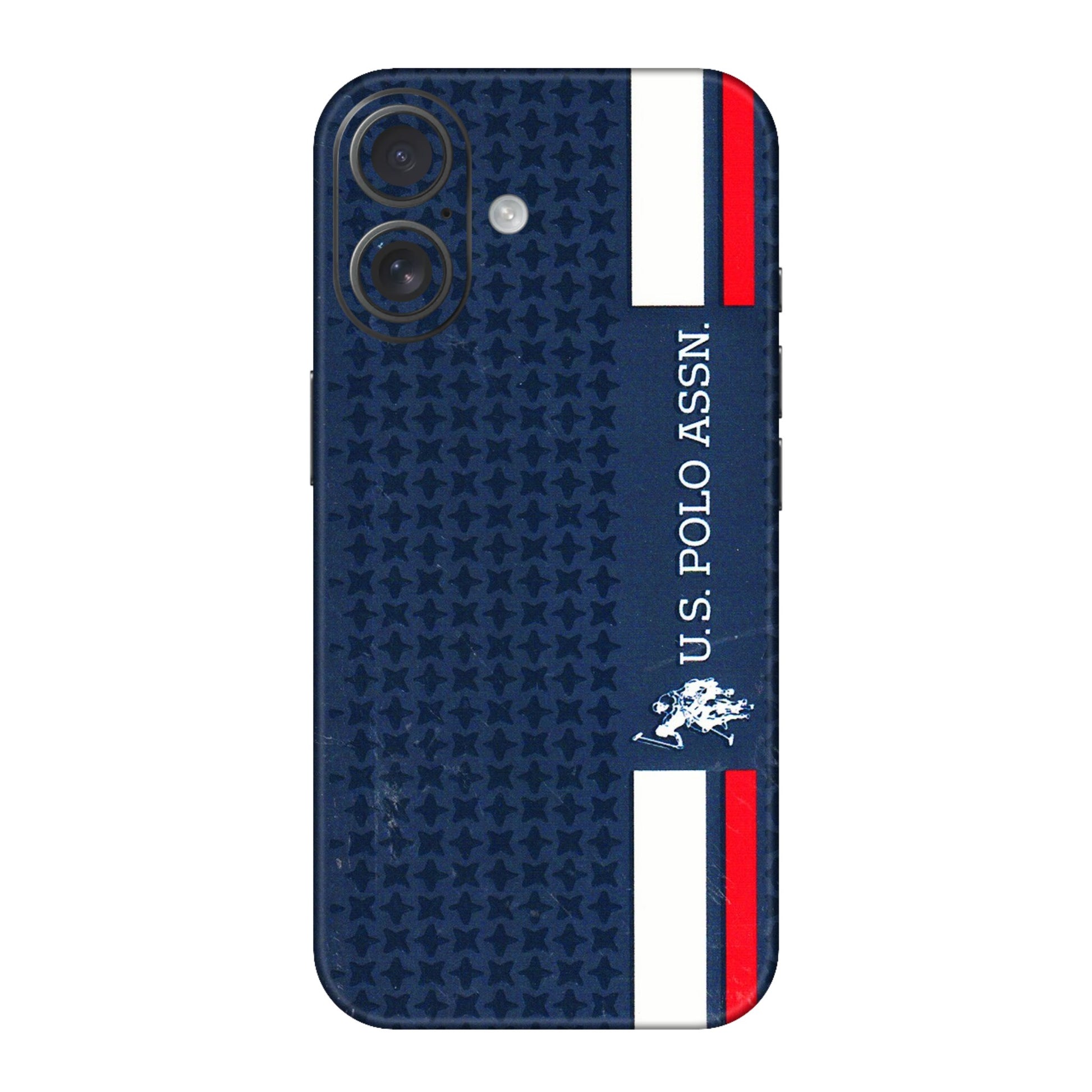 Apple iPhone Skins (All Models) - US POLO Designer Brand - 3D Embossed Finish (L-65) iPhone 16