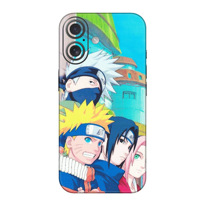 Apple iPhone Skins (All Models) - Team Minato And Kakashi - Matte Finish (M-101) iPhone 16