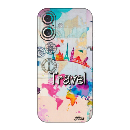 Apple iPhone Skins (All Models) - Travel The Wonders - Matte Finish (M-108) iPhone 16