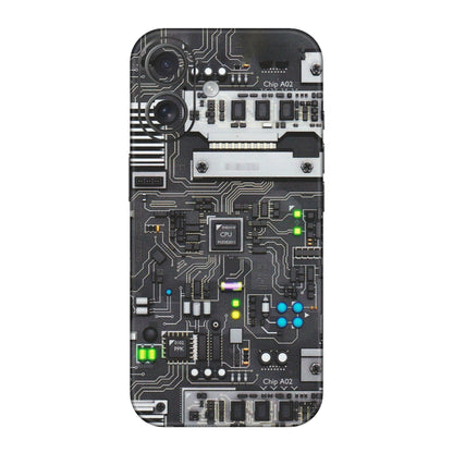 Apple iPhone Skins (All Models) - Motherboard Internals - Matte Finish (M-135) iPhone 16