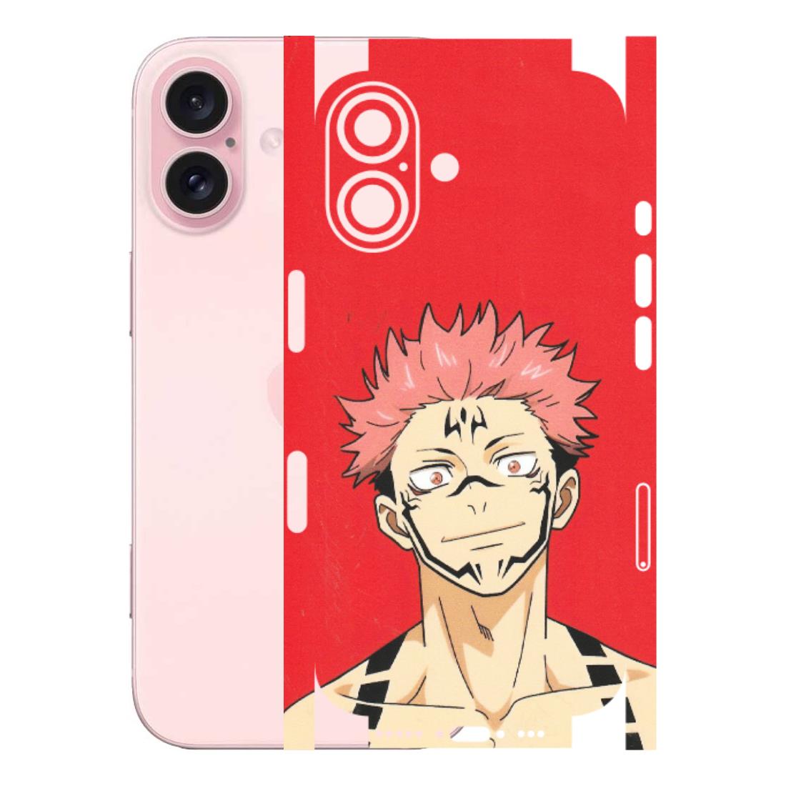 Apple iPhone Skins (All Models) - Ryomen Sukuna Fun Anime - Matte Finish (M-153) iPhone 16