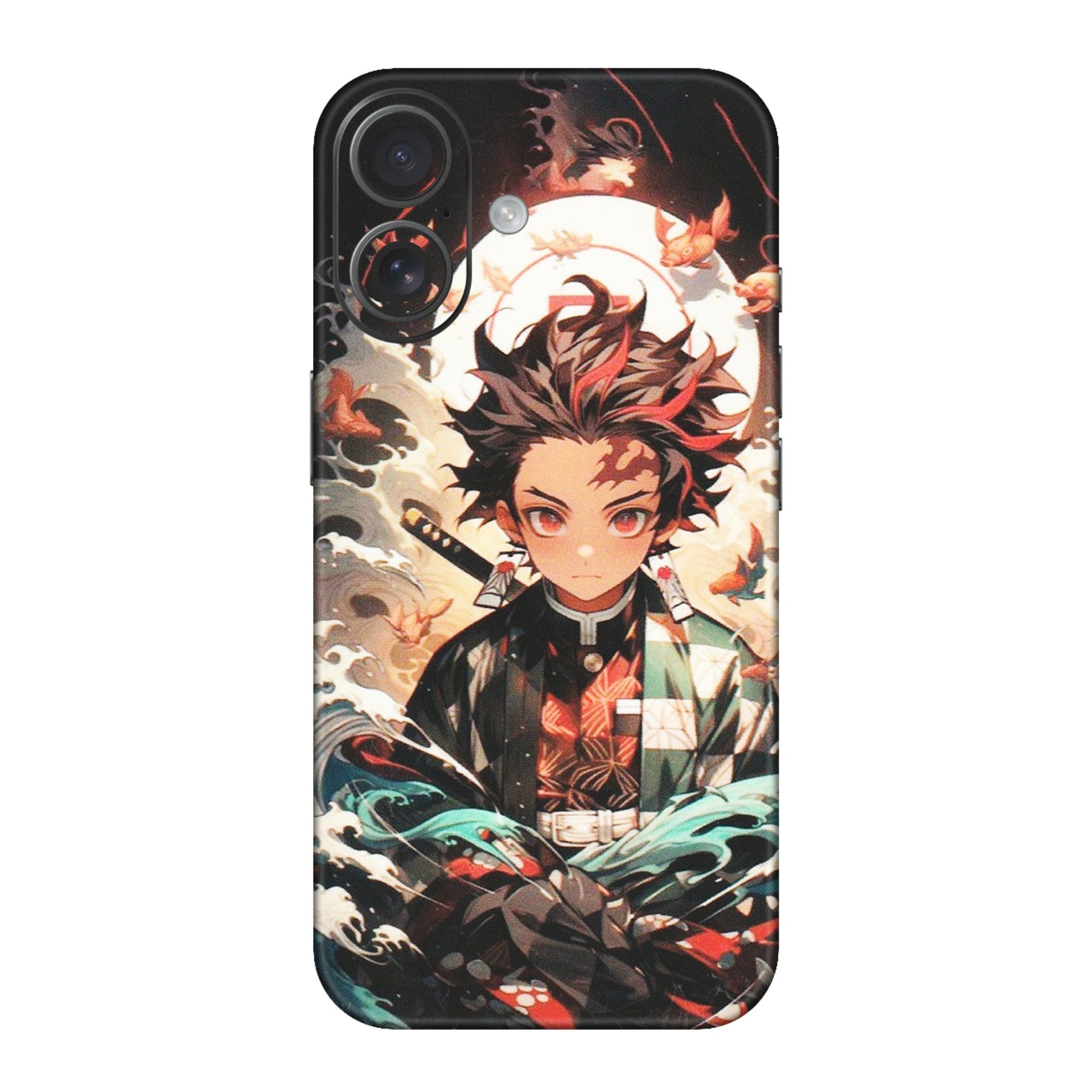 Apple iPhone Skins (All Models) - Tanjiro Demon Slayer Anime - Matte Finish (M-158) iPhone 16