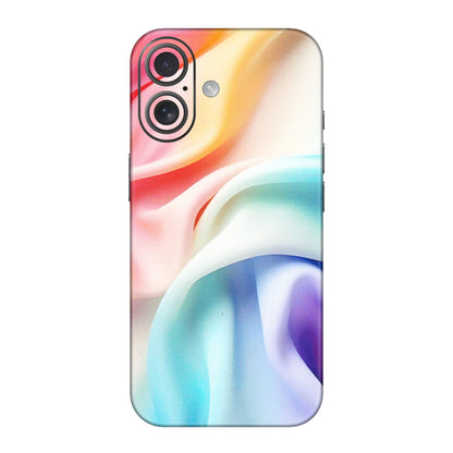 Apple iPhone Skins (All Models) - Colourful Silk Cloth - Matte Finish (M-165) iPhone 16