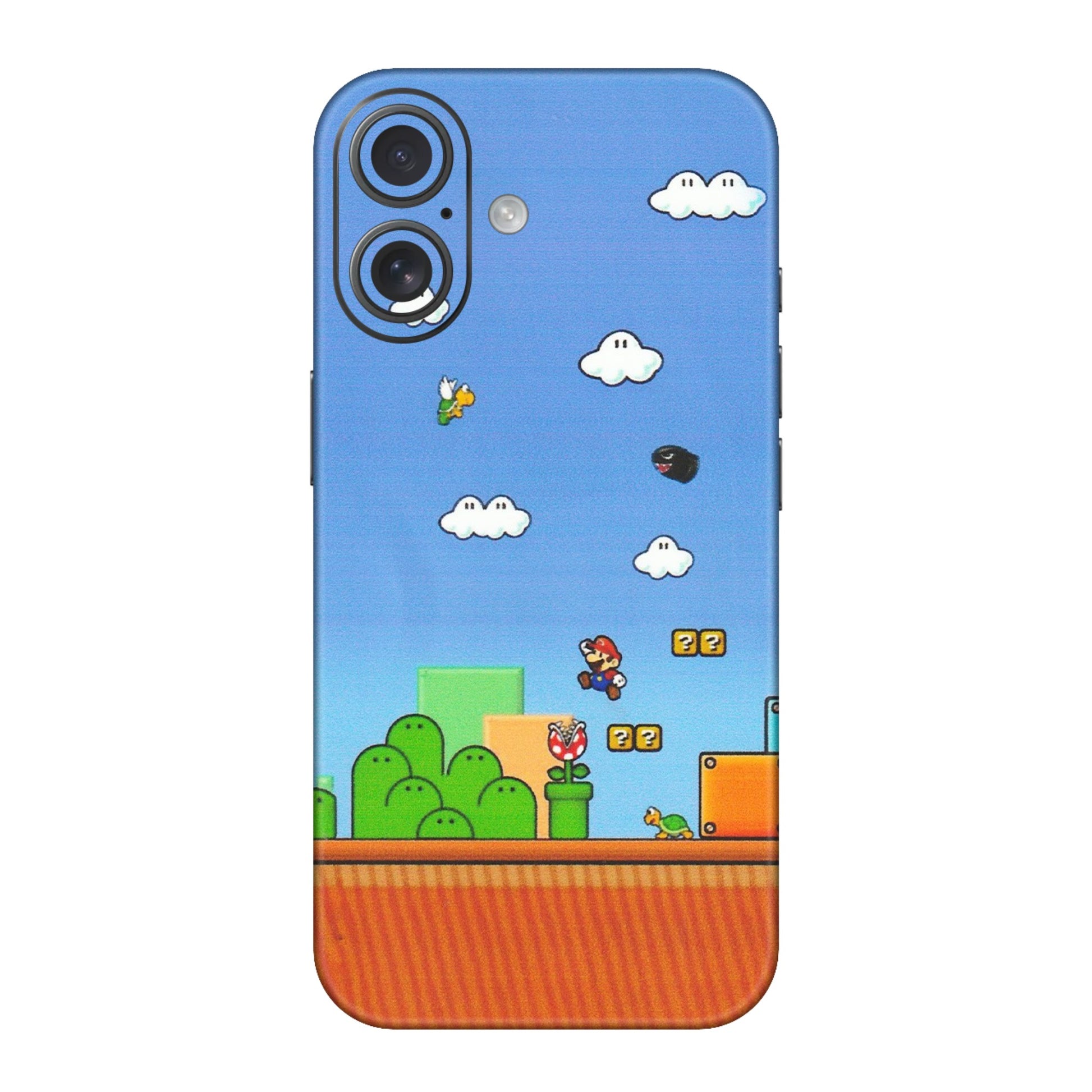 Apple iPhone Skins (All Models) - Mario Game Scene - Matte Finish (M-24) iPhone 16