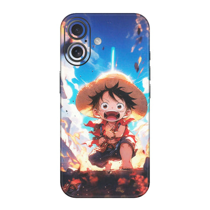 Apple iPhone Skins (All Models) - Toon One Piece Cute Character - Matte Finish (M-35) iPhone 16