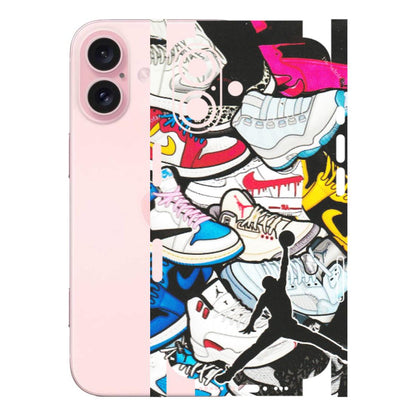 Apple iPhone Skins (All Models) - Jordan Sneakers Fan - Matte Finish (M-80) iPhone 16