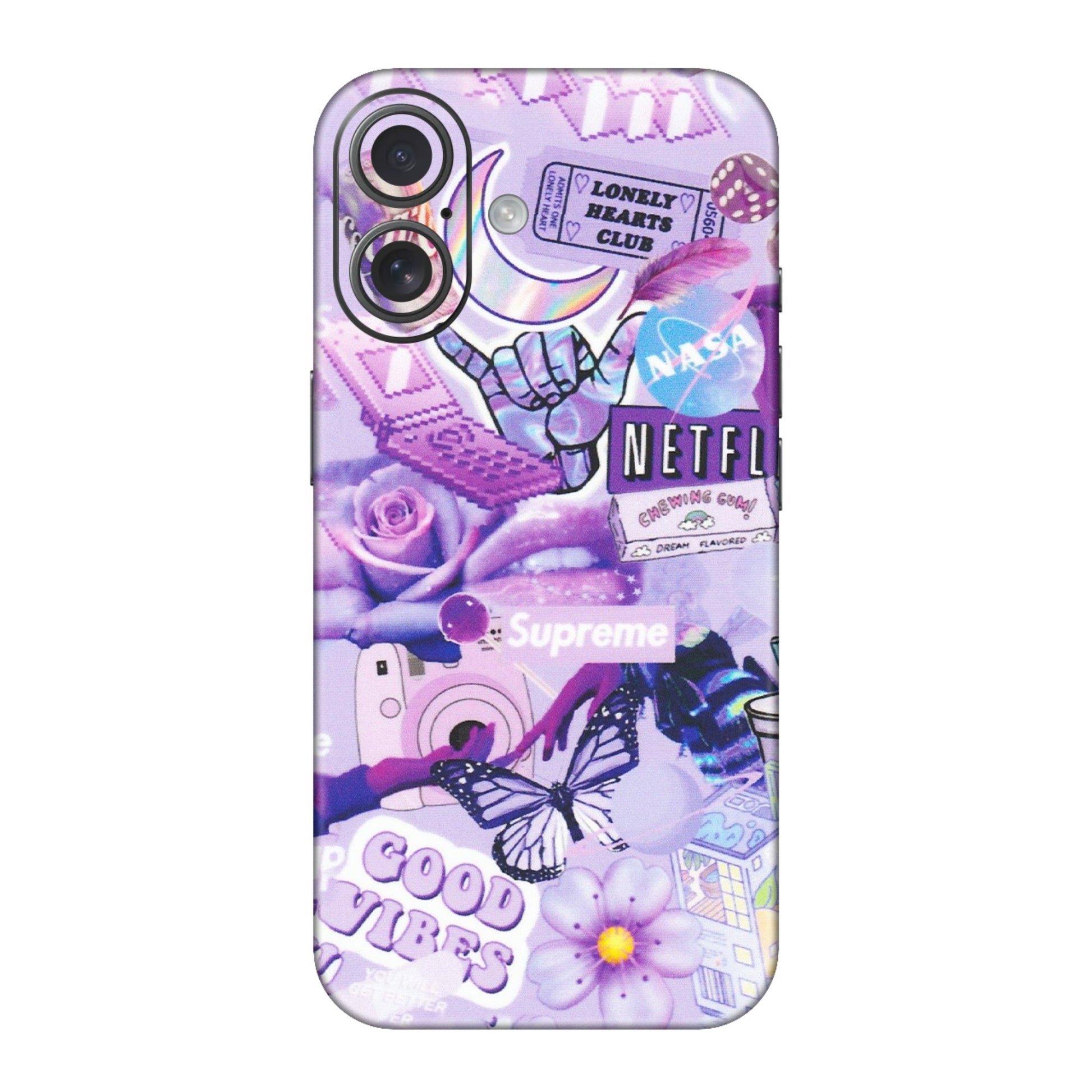 Apple iPhone Skins (All Models) - Supreme Purple Magic - Matte Finish (M-88) iPhone 16