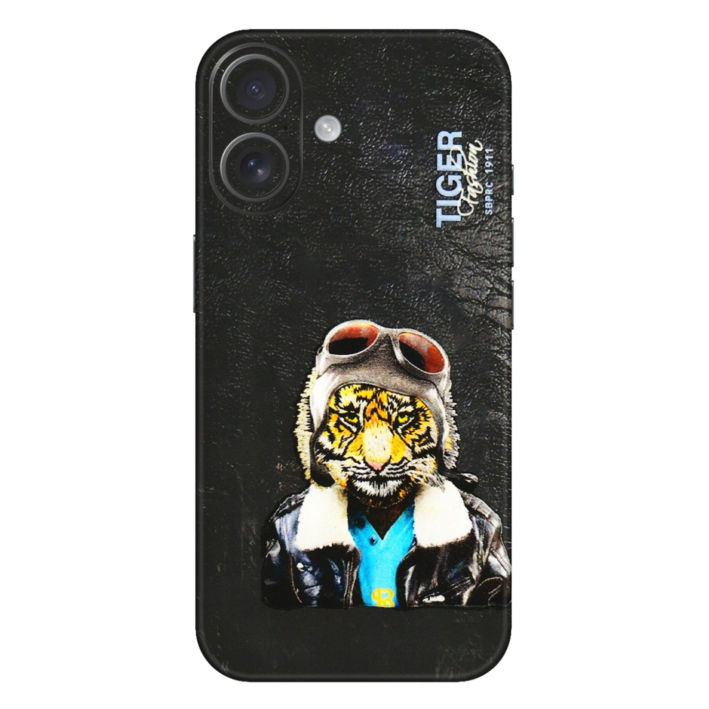 Apple iPhone Skins (All Models) - Rider Tiger - 3D Embossed Finish (L-113) iPhone 16 Plus