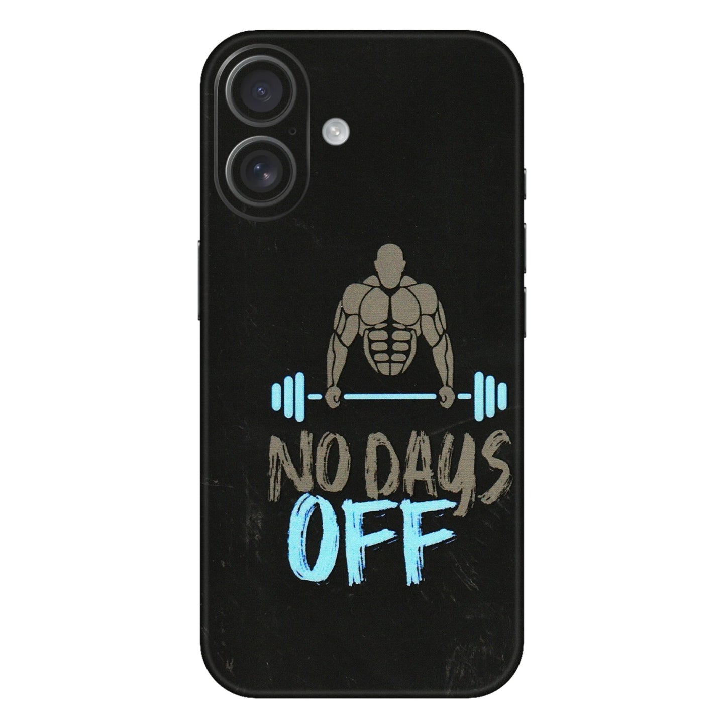 Apple iPhone Skins (All Models) - Gym Lover - 3D Embossed Finish (L-127) iPhone 16 Plus