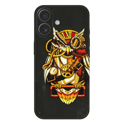 Apple iPhone Skins (All Models) - Classy Smart Owl - 3D Embossed Finish (L-144) iPhone 16 Plus