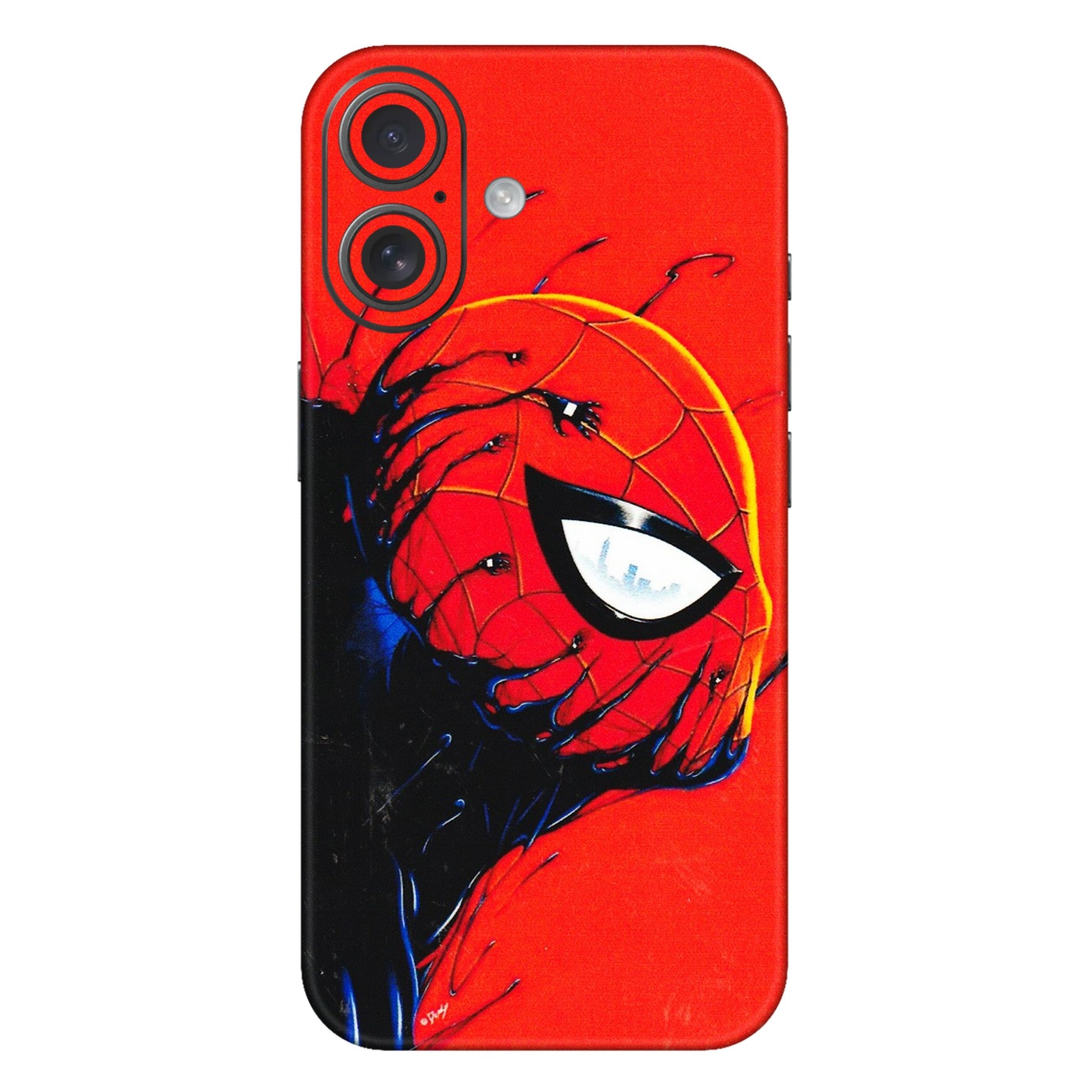 Apple iPhone Skins (All Models) - Spiderman Face Venom - 3D Embossed Finish (L-165) iPhone 16 Plus