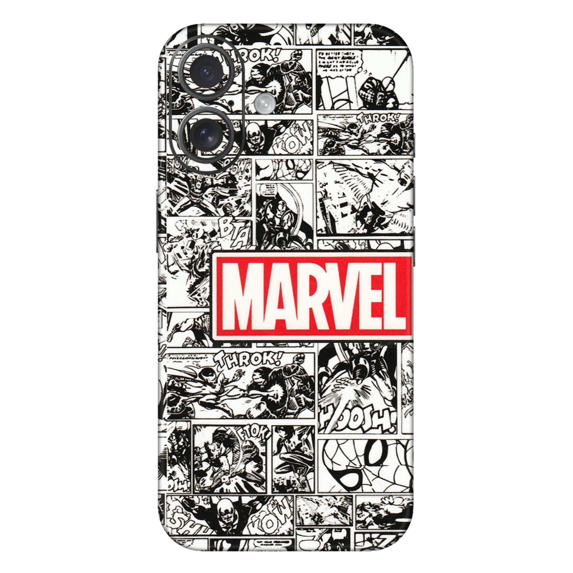 Apple iPhone Skins (All Models) - Marvel Comic - 3D Embossed Finish (L-171) iPhone 16 Plus