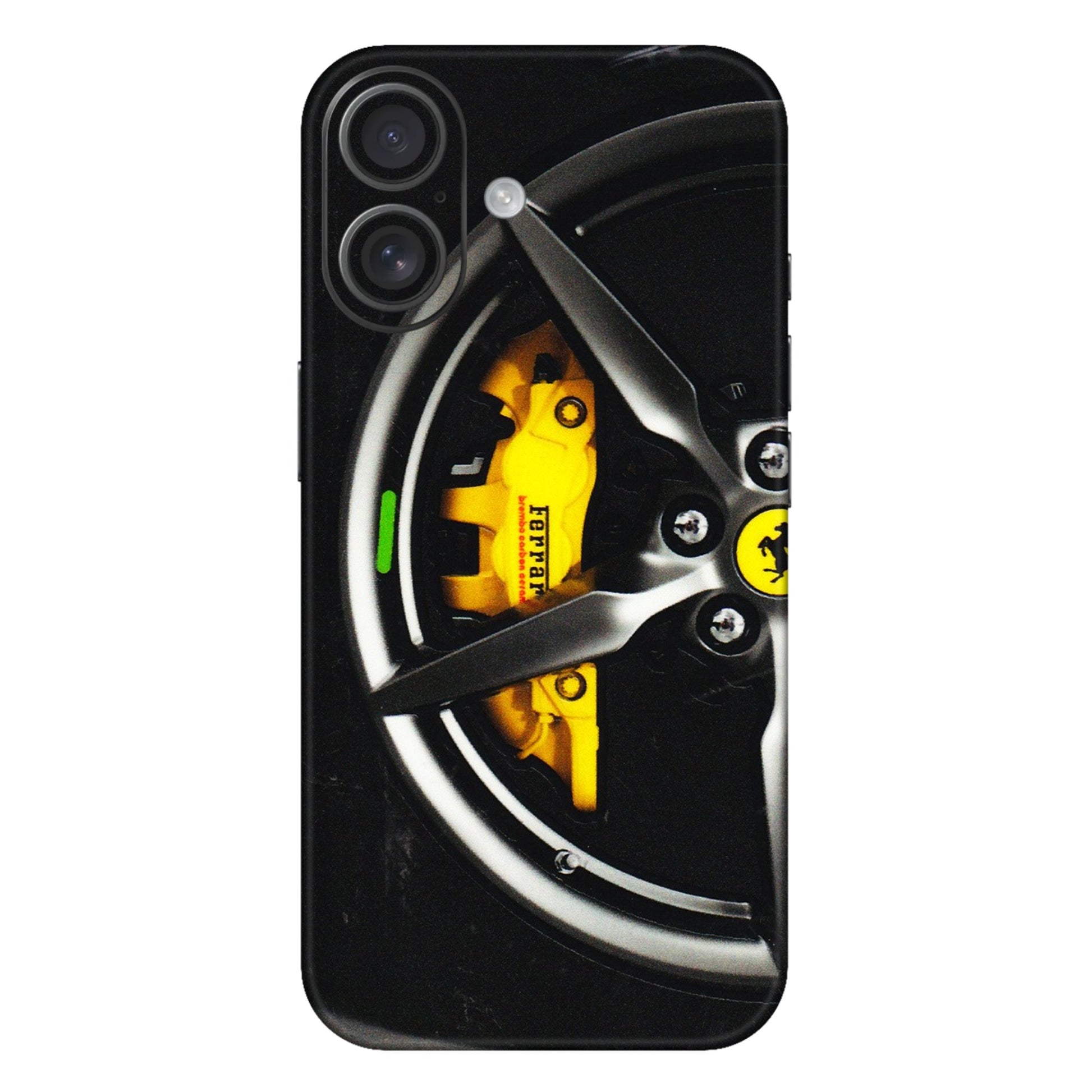 Apple iPhone Skins (All Models) - Ferrari Wheel Alloy - 3D Embossed Finish (L-173) iPhone 16 Plus
