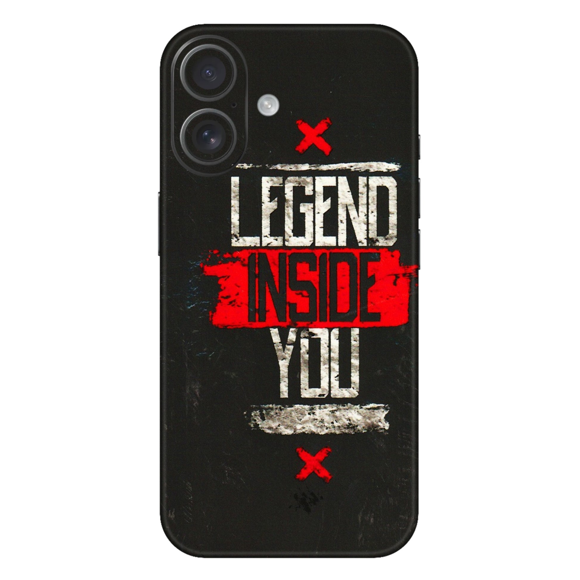 Apple iPhone Skins (All Models) - Legend Inside You - 3D Embossed Finish (L-186) iPhone 16 Plus