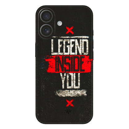 Apple iPhone Skins (All Models) - Legend Inside You - 3D Embossed Finish (L-186) iPhone 16 Plus