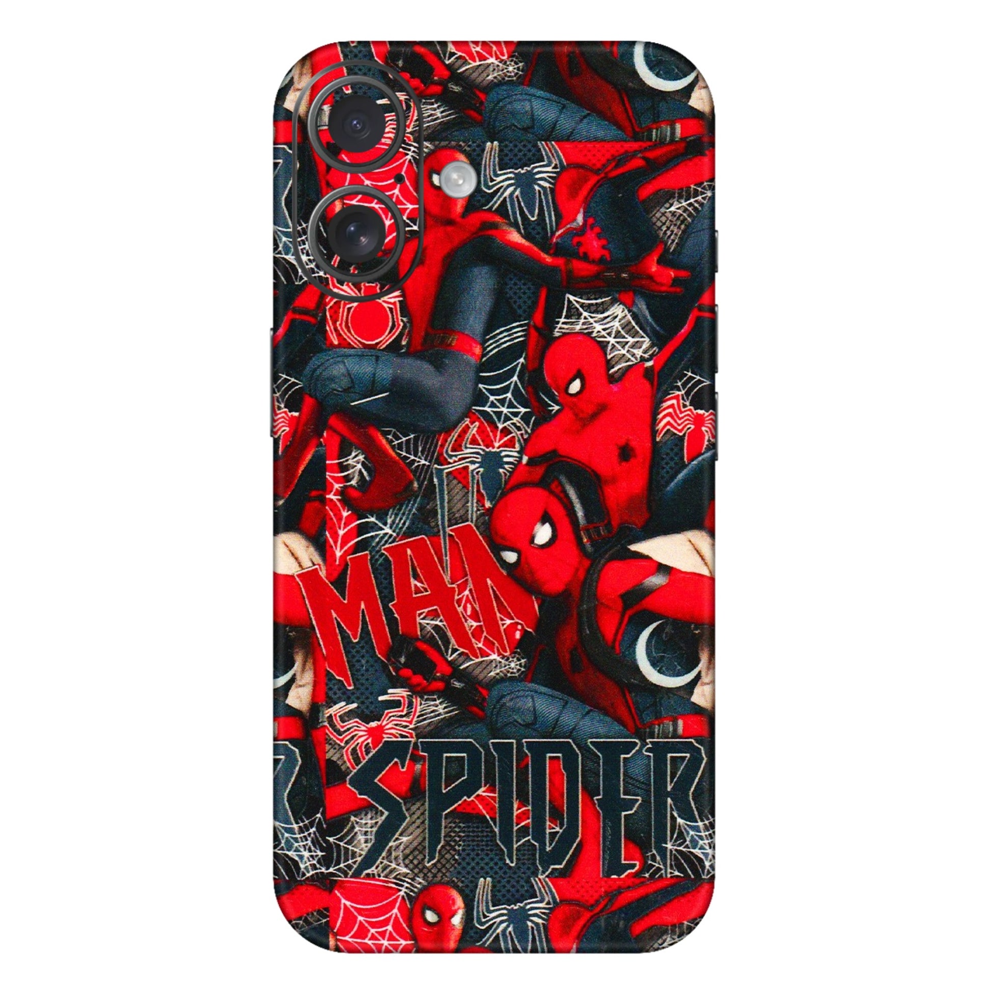 Apple iPhone Skins (All Models) - SpiderMan Cool - 3D Embossed Finish (L-188) iPhone 16 Plus