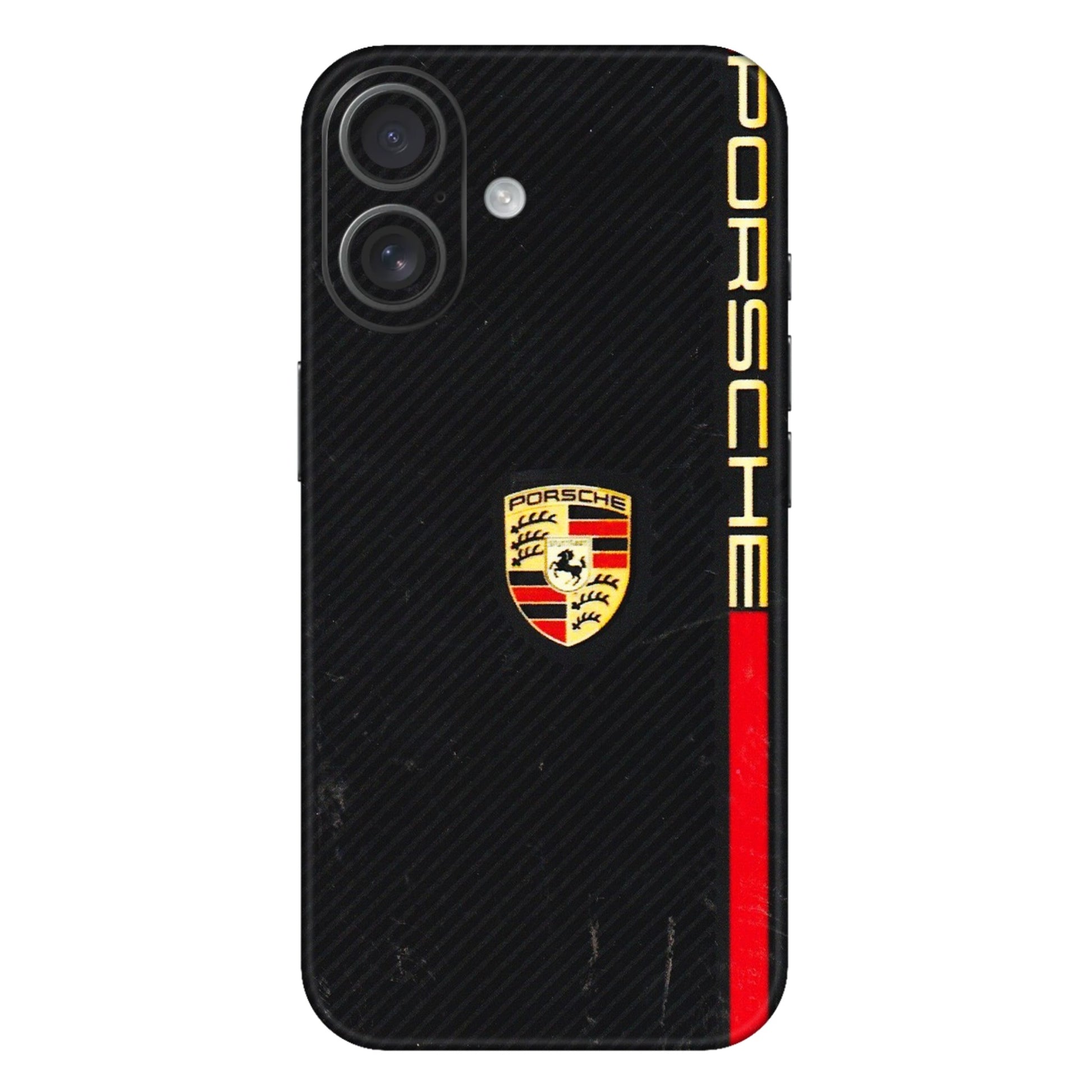 Apple iPhone Skins (All Models) - Premium Porsche - 3D Embossed Finish (L-225) iPhone 16 Plus
