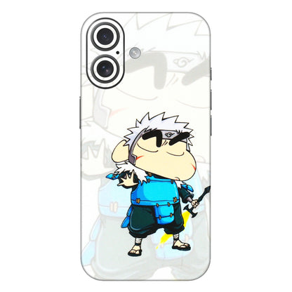 Apple iPhone Skins (All Models) - Angry Young Shinchan - 3D Embossed Finish (L-226) iPhone 16 Plus