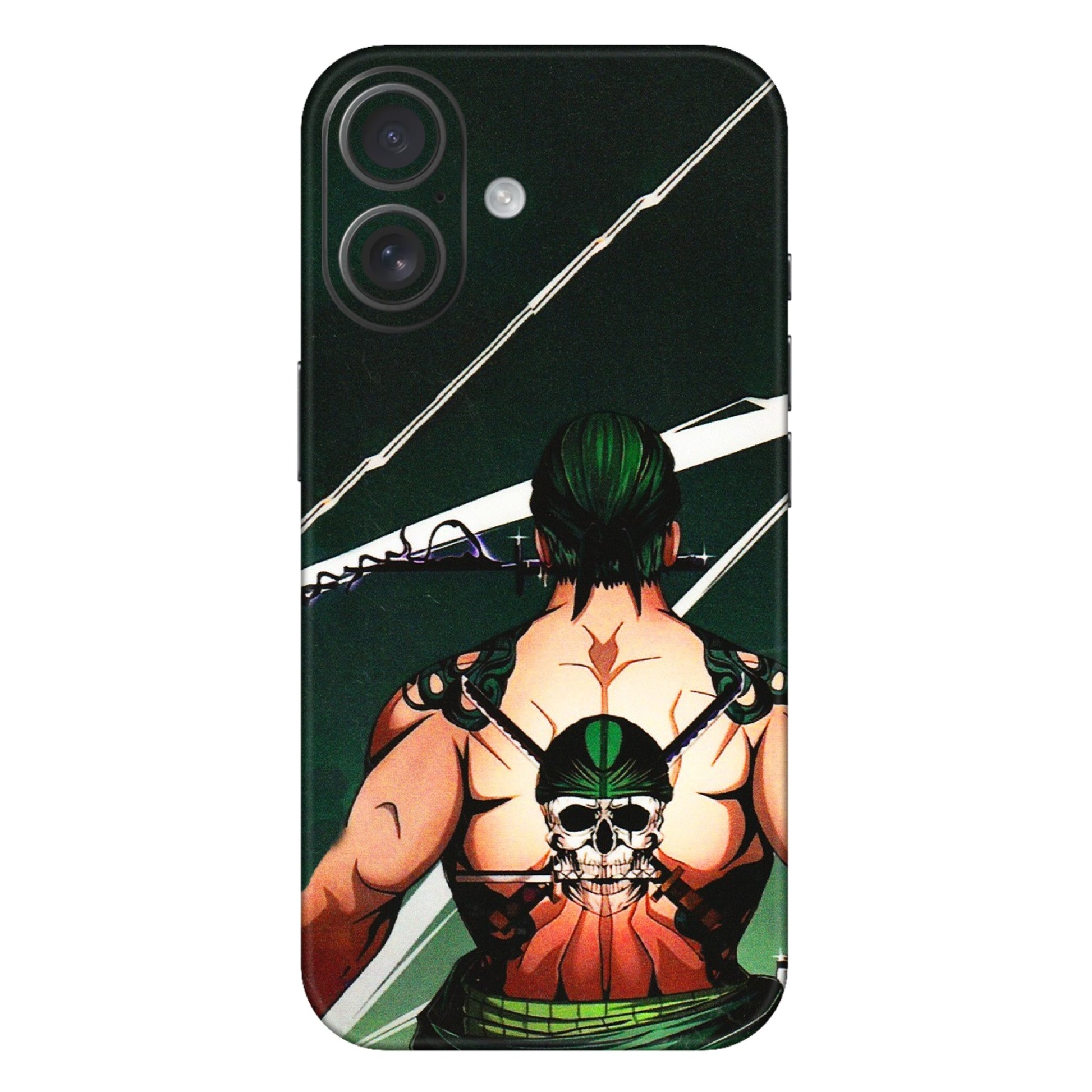 Apple iPhone Skins (All Models) - Zoro Anime - 3D Embossed Finish (L-23) iPhone 16 Plus