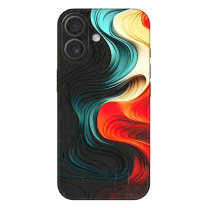 Apple iPhone Skins (All Models) - The Silky Swirl - 3D Embossed Finish (L-240) iPhone 16 Plus