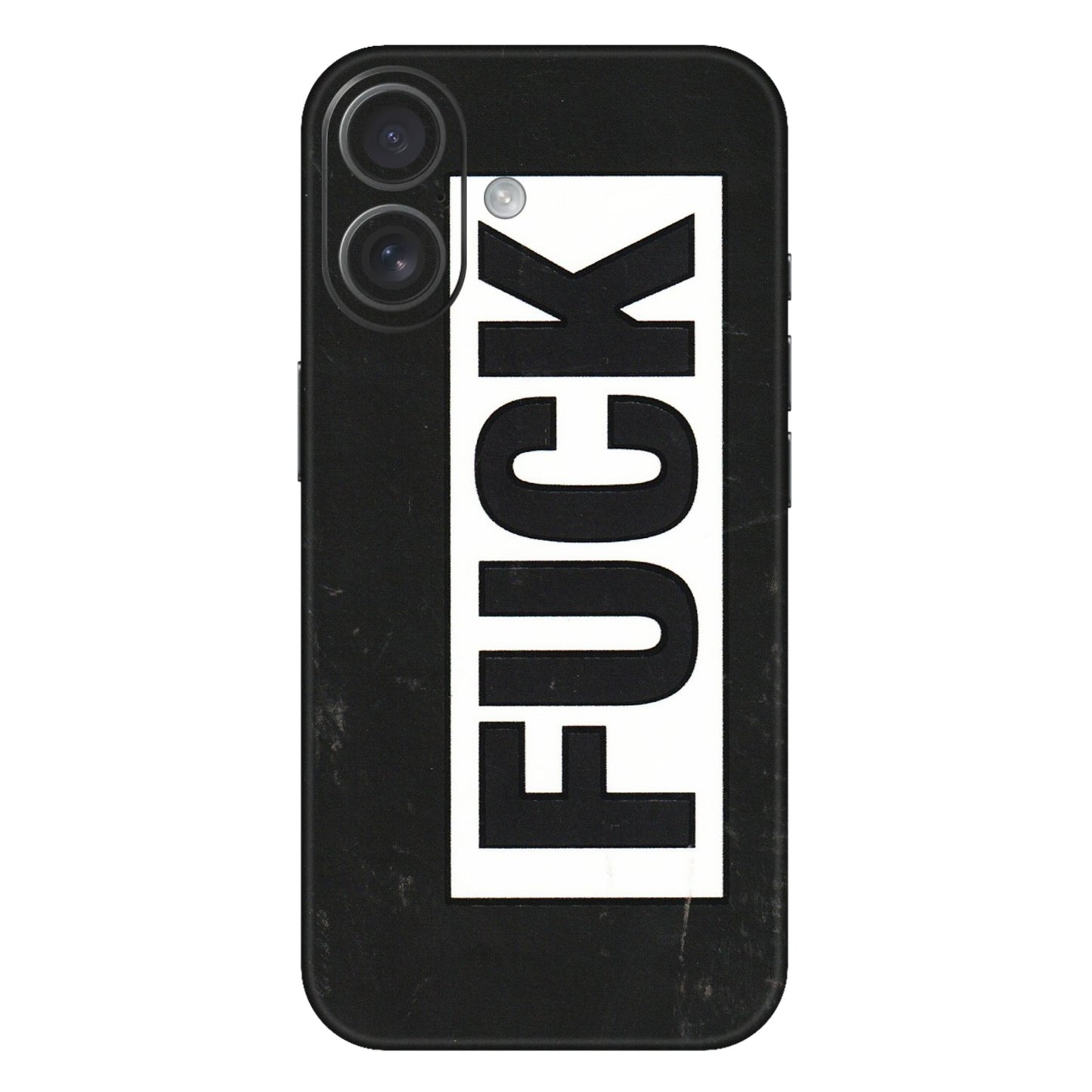 Apple iPhone Skins (All Models) - The F Word - 3D Embossed Finish (L-255) iPhone 16 Plus