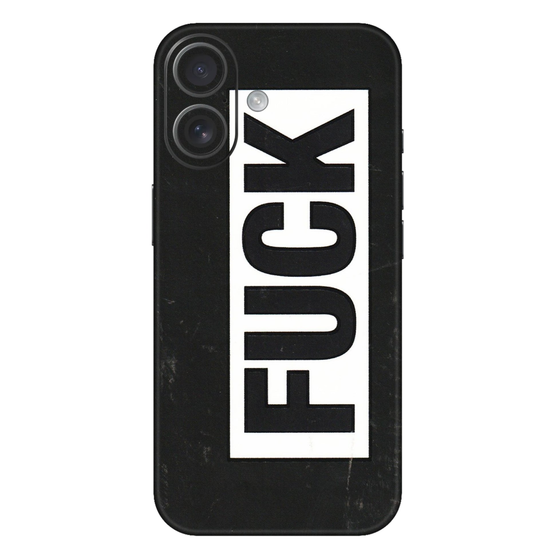 Apple iPhone Skins (All Models) - The F Word - 3D Embossed Finish (L-255) iPhone 16 Plus