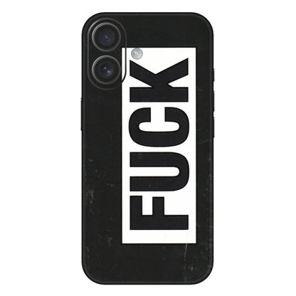 Apple iPhone Skins (All Models) - The F Word - 3D Embossed Finish (L-255) iPhone 16 Plus