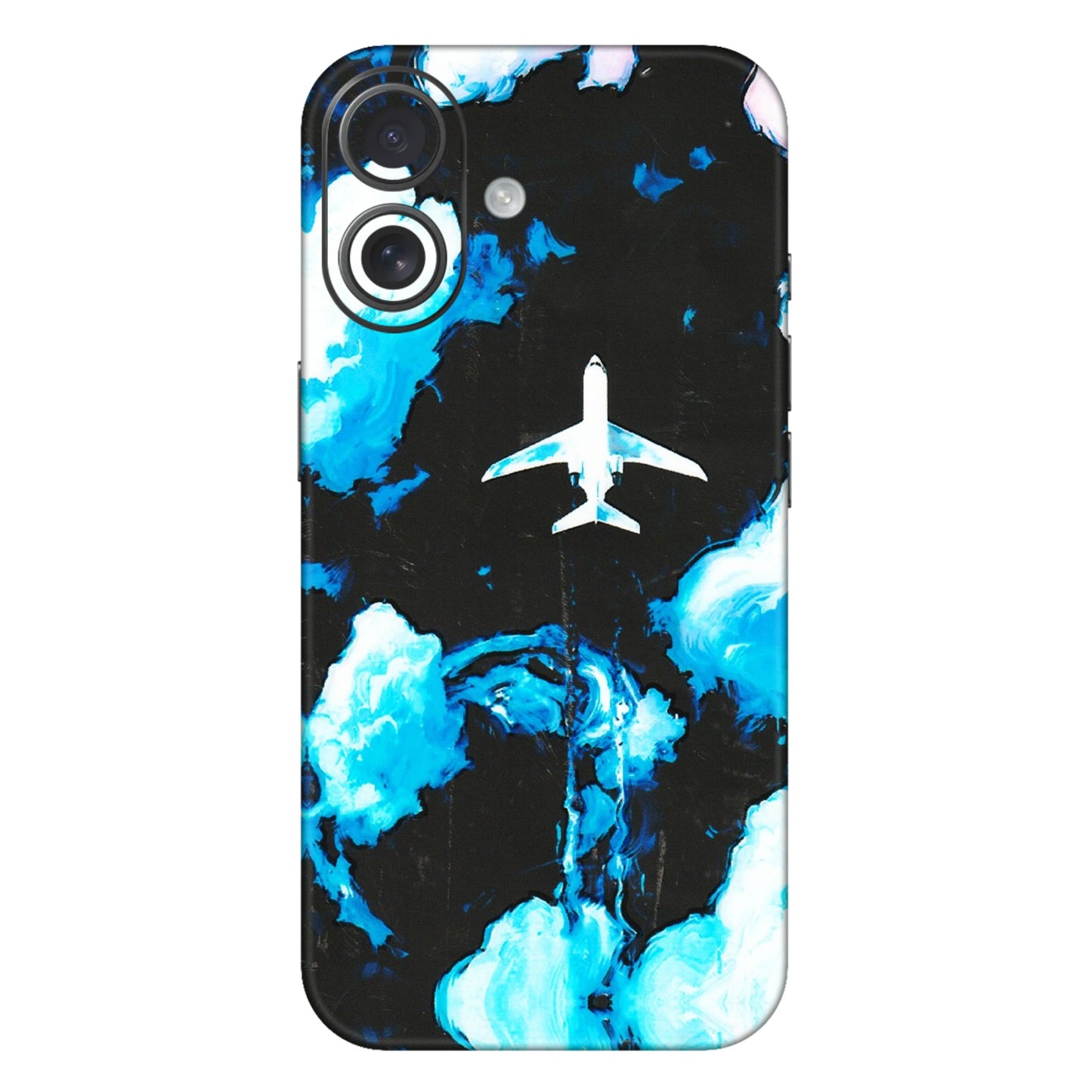 Apple iPhone Skins (All Models) - Travel In Airline - 3D Embossed Finish (L-264) iPhone 16 Plus