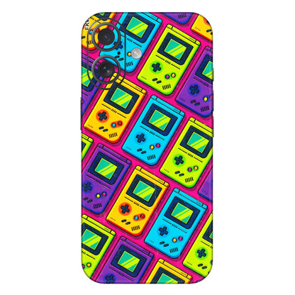 Apple iPhone Skins (All Models) - Gameboy Colourful - 3D Embossed Finish (L-266) iPhone 16 Plus