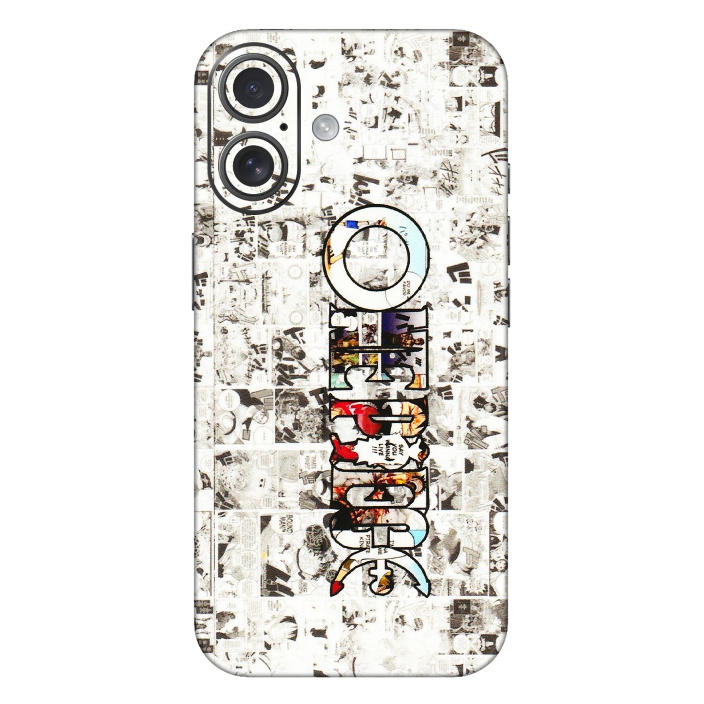 Apple iPhone Skins (All Models) - One Piece Manga - 3D Embossed Finish (L-26) iPhone 16 Plus