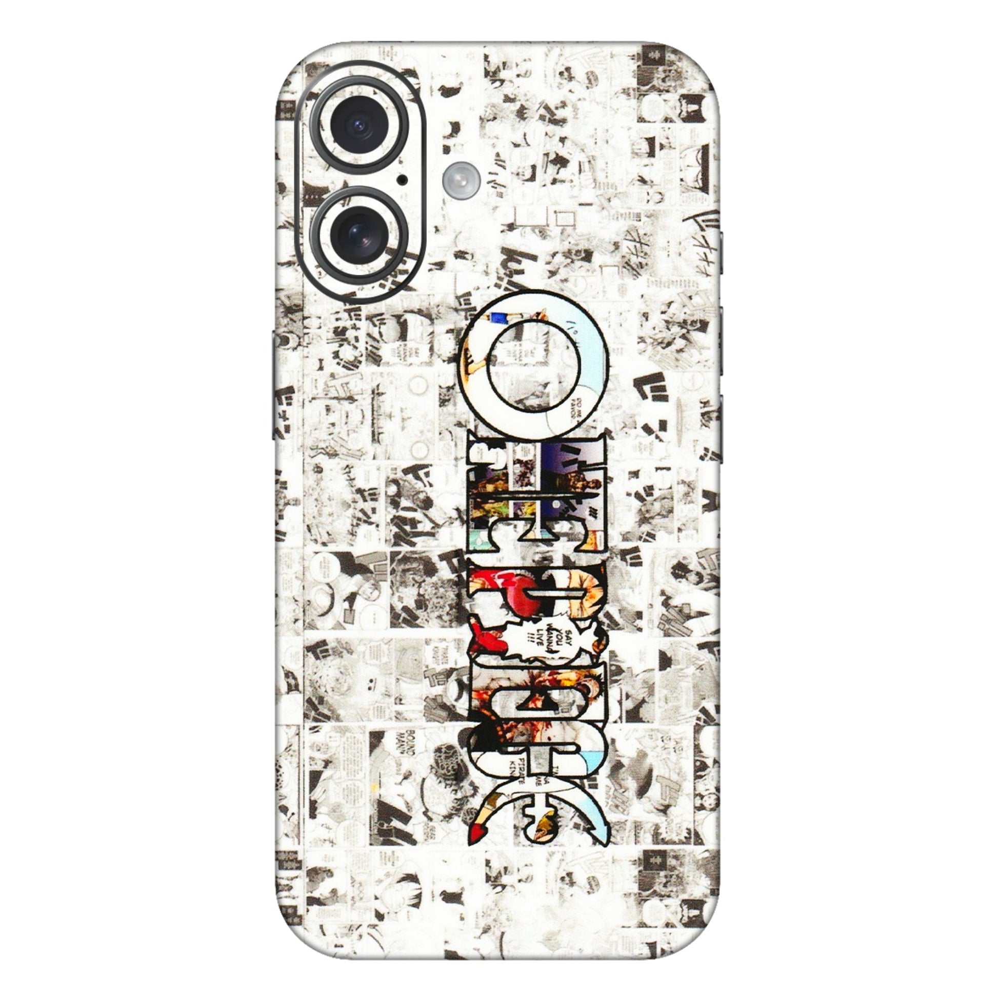 Apple iPhone Skins (All Models) - One Piece Manga - 3D Embossed Finish (L-26) iPhone 16 Plus